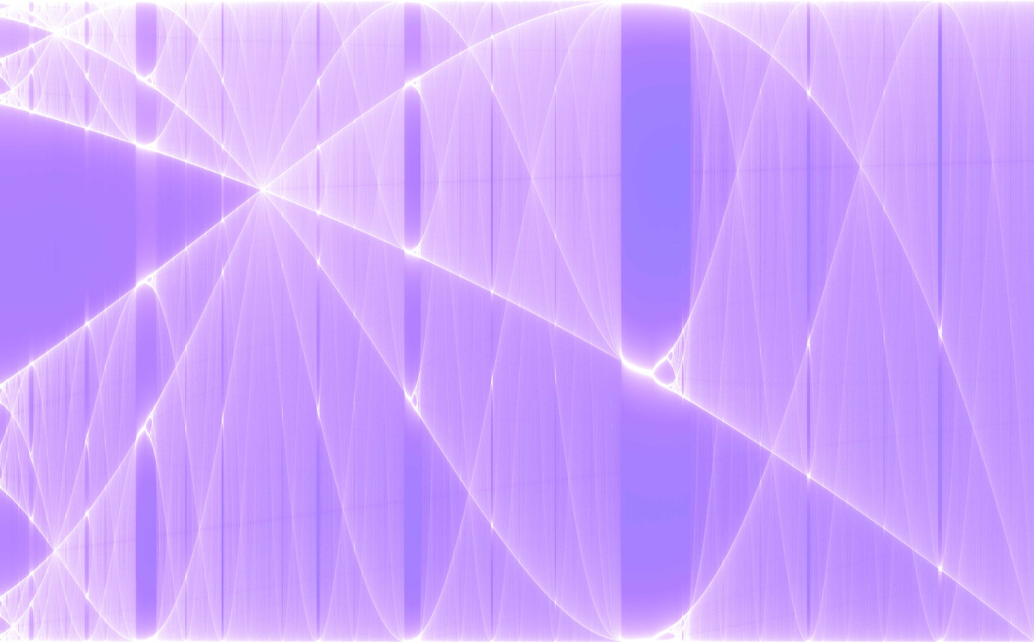 Swirling shapes in shades of purple evoke ghostly hills, nodes and shadows.